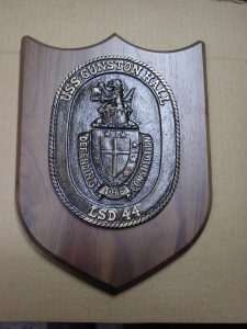 Navy Ship Plaques  Bronze & Aluminum Navy Plaques