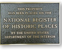 National Register of Historic Places Plaque