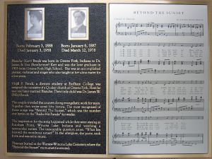 Music sheet metal photo plaque