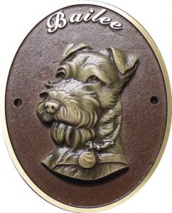 brass memorial plaques for pets