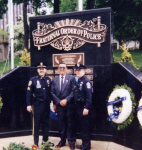 bronze police memorial plaque