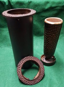 bronze grave marker vase